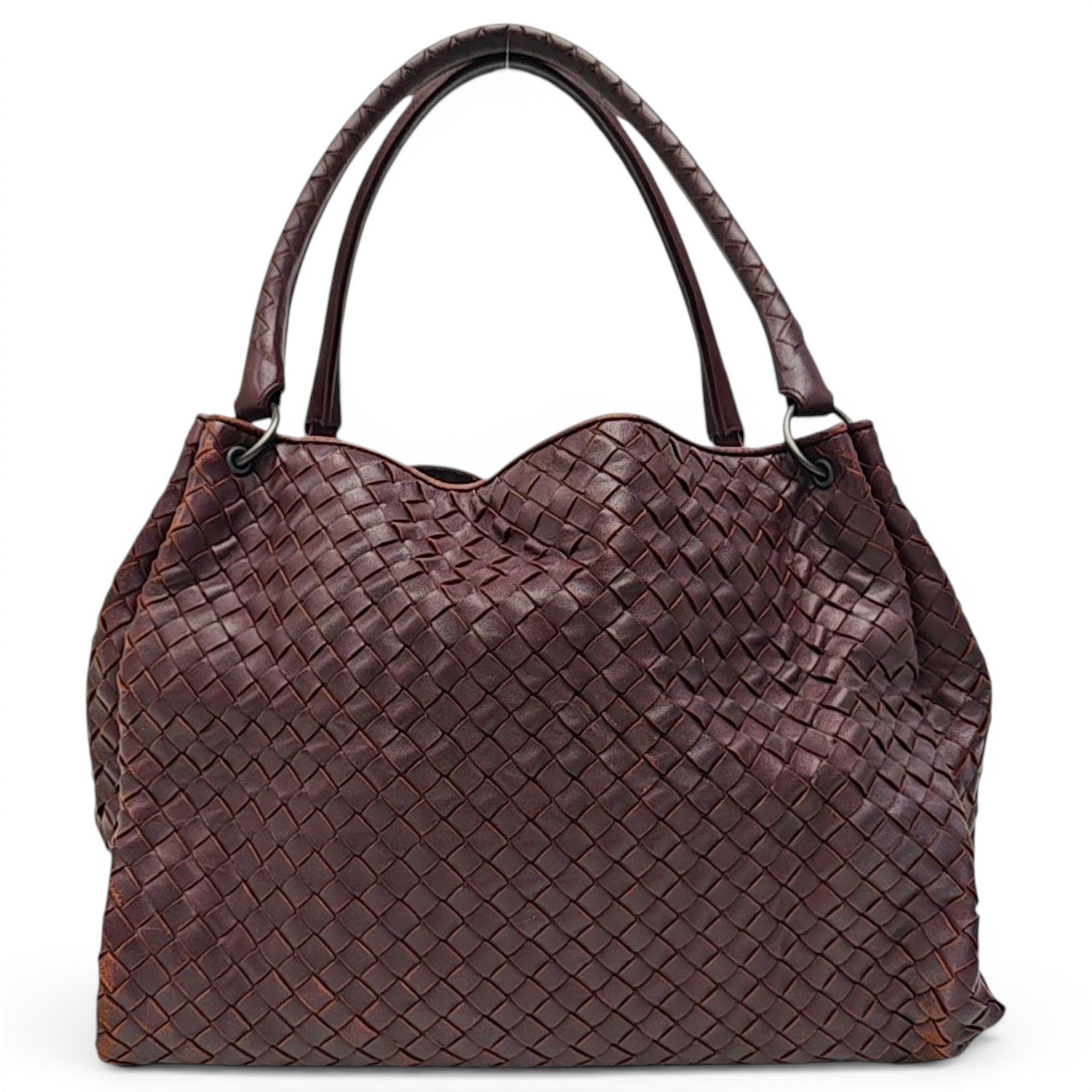 Parachute leather handbag