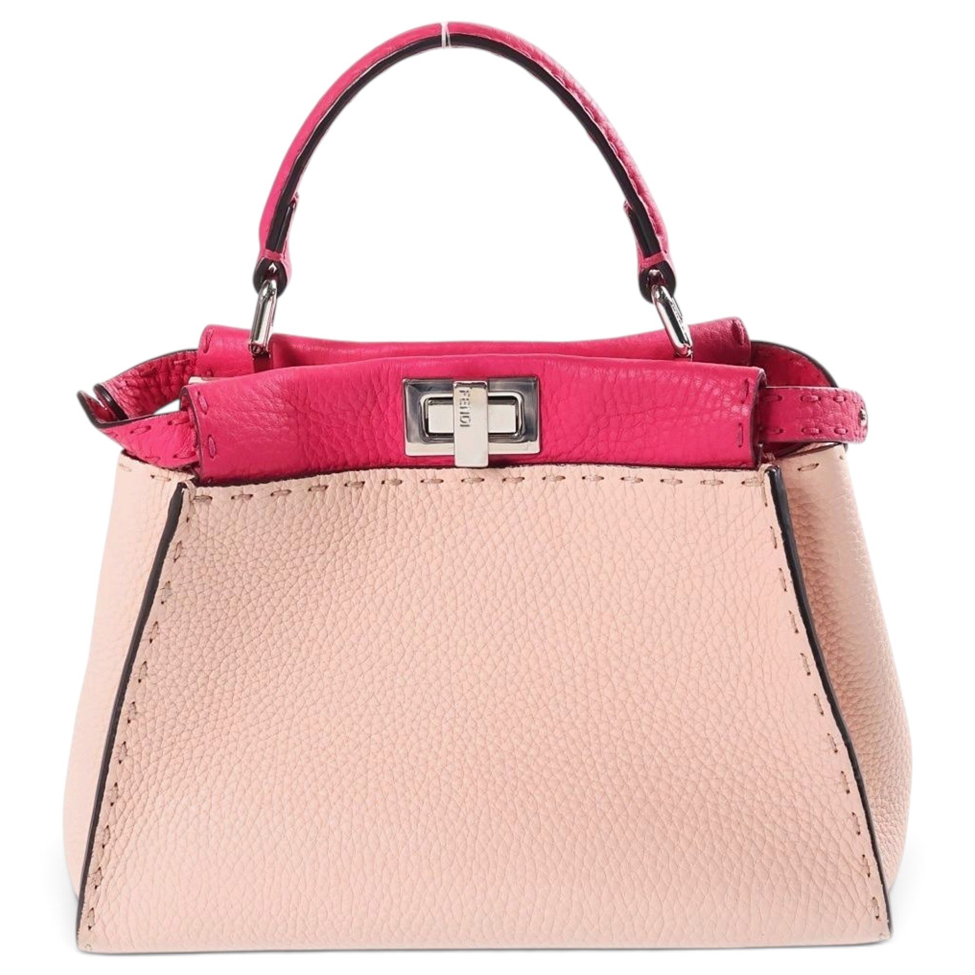 Peekaboo leather handbag