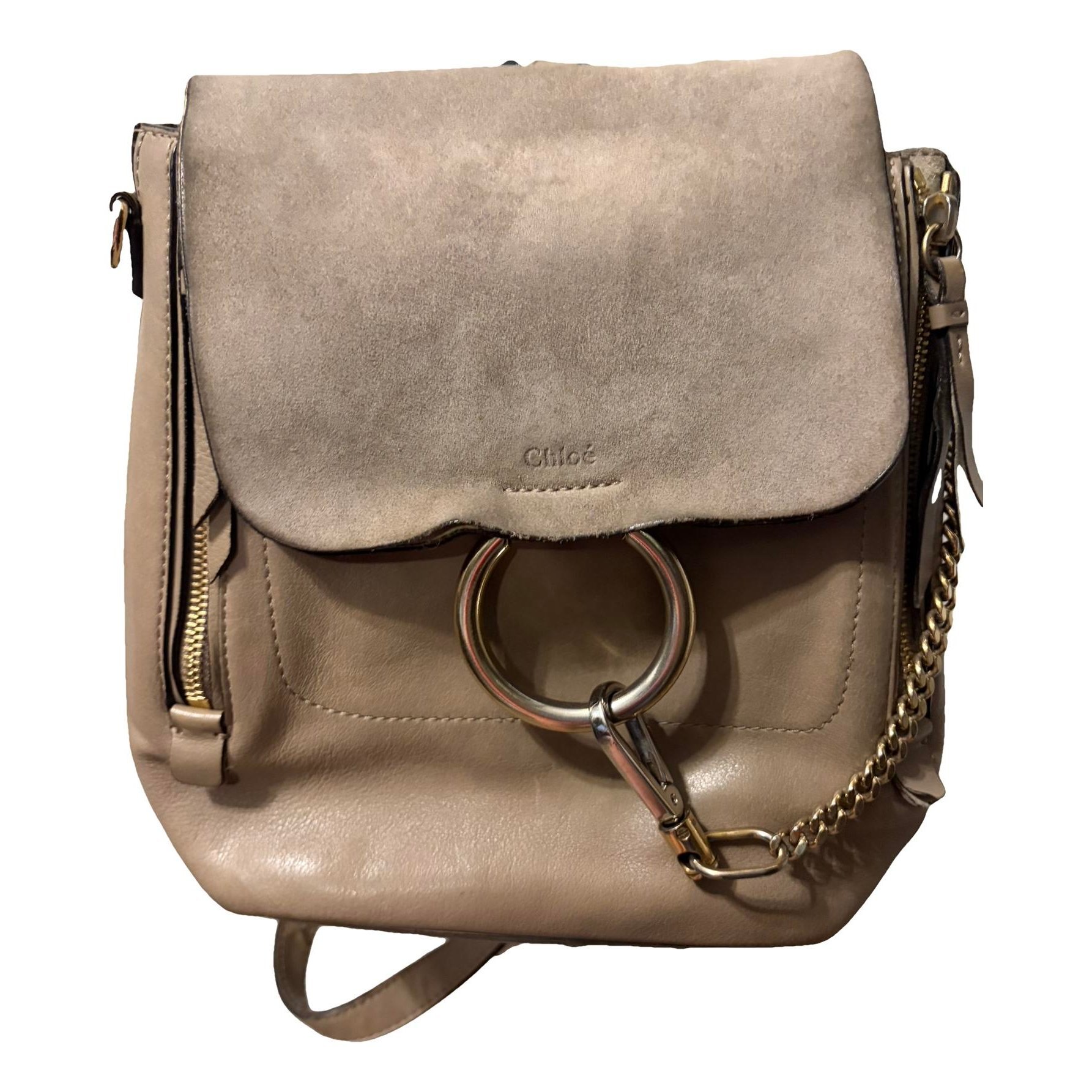Faye leather backpack