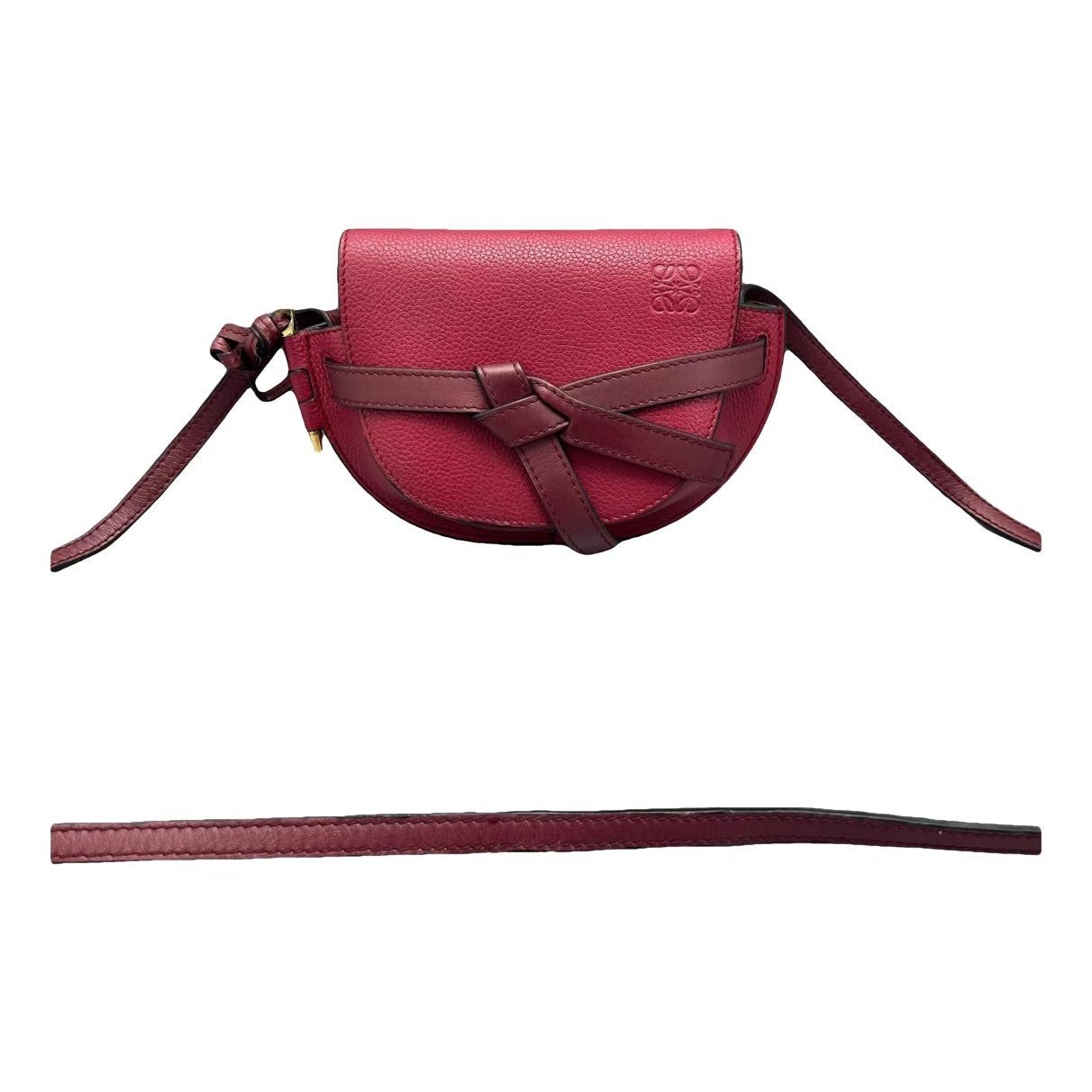 Gate leather crossbody bag