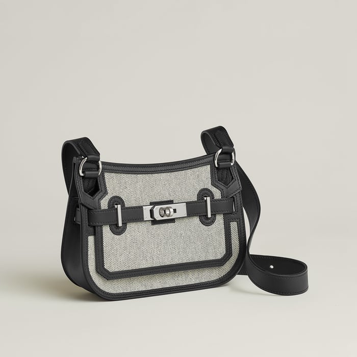 Jypsiere Mini Toile & Cuir Bag