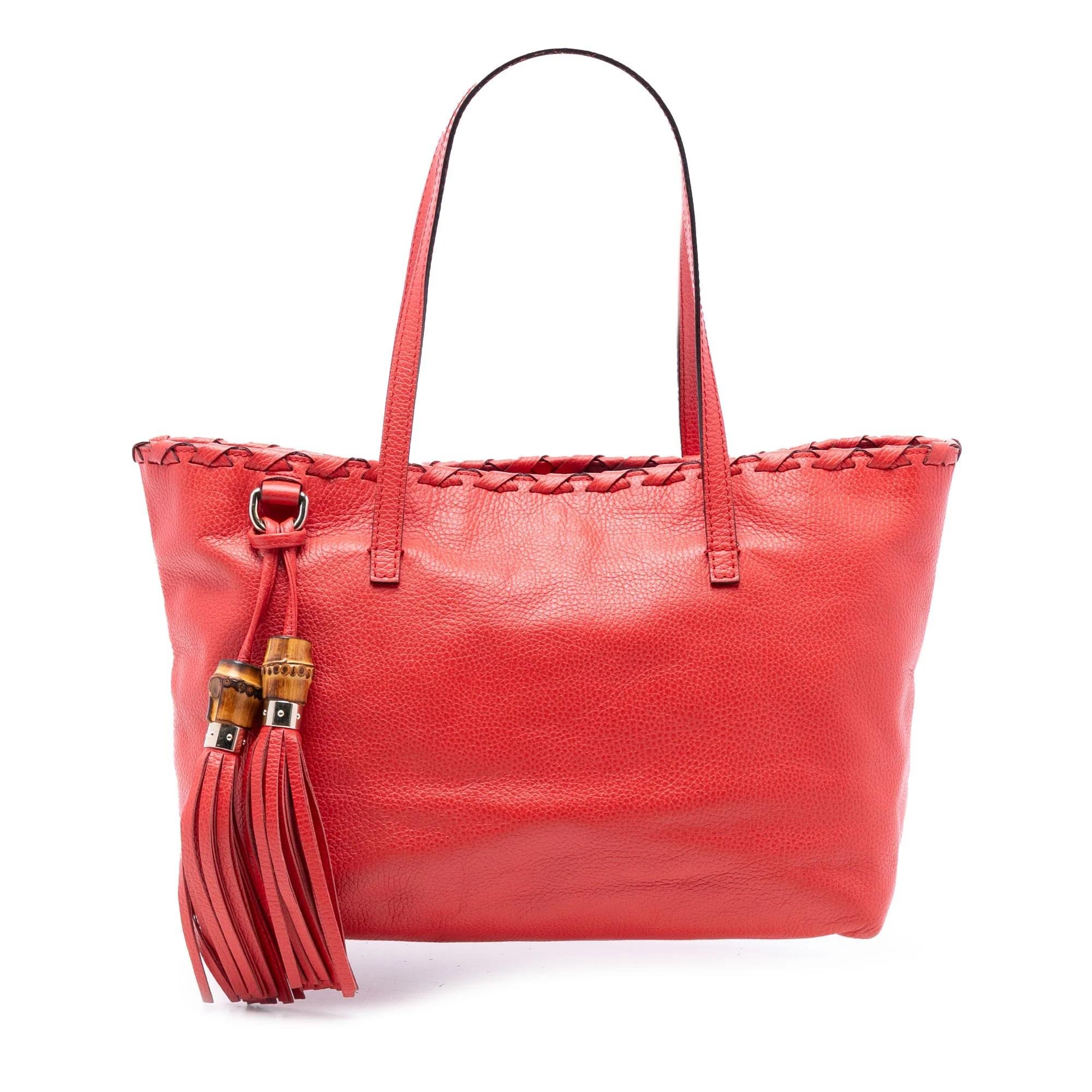 Bamboo leather tote