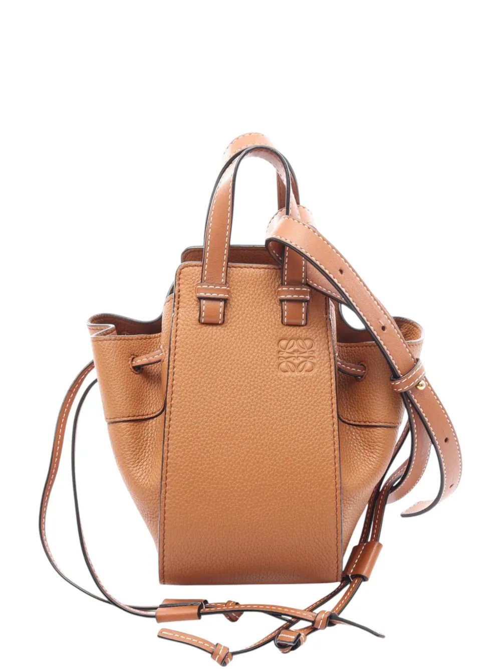 2010-2026 Mini Grained Calfskin Drawstring Hammock Bag satchel