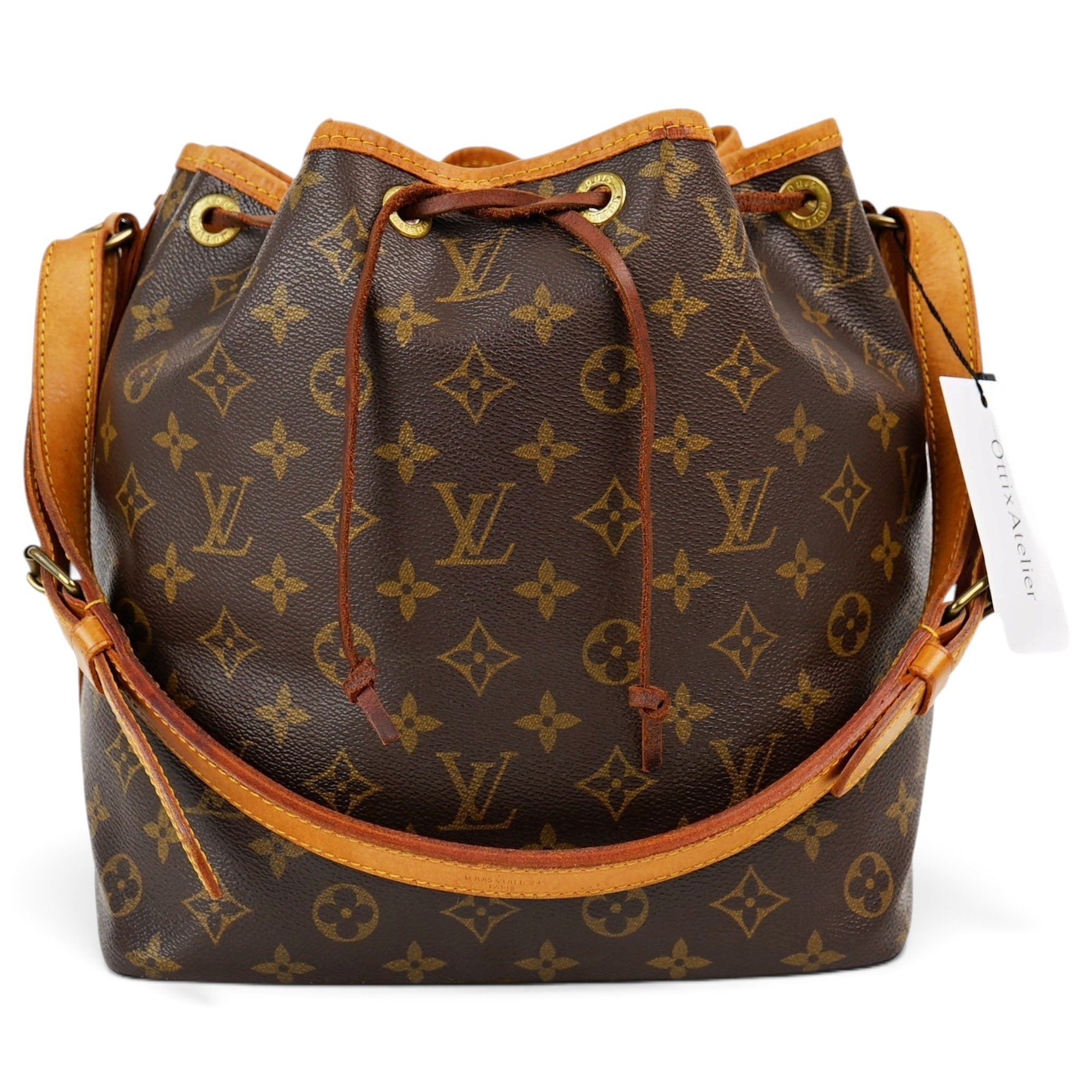 Poche Noé leather handbag