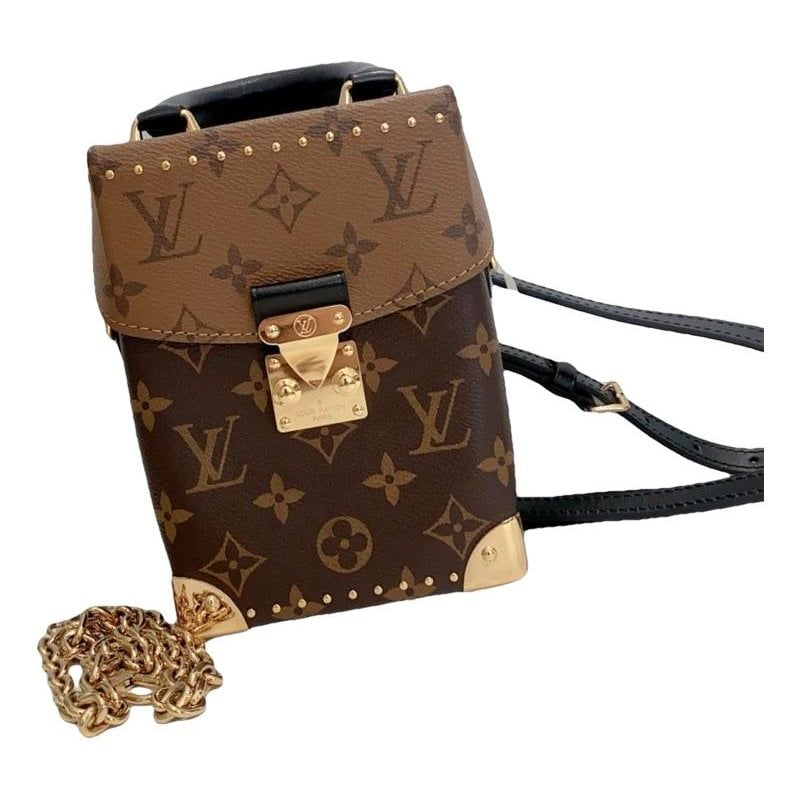 Camera Box leather handbag