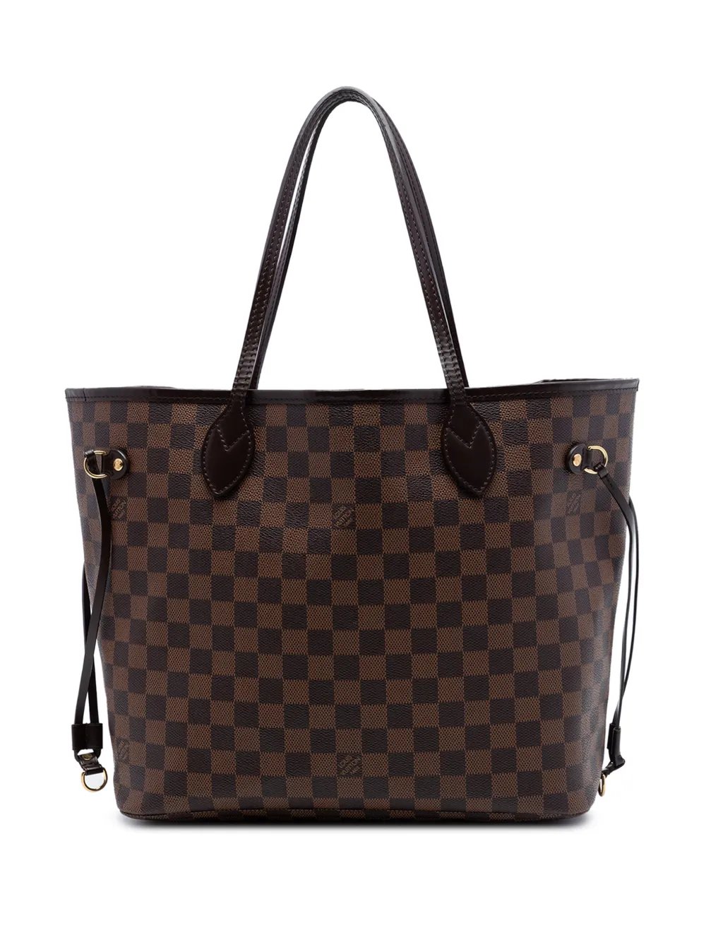 2012 Damier Ebene Neverfull MM tote bag