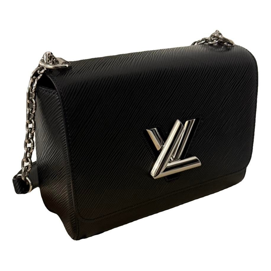 Twist leather handbag
