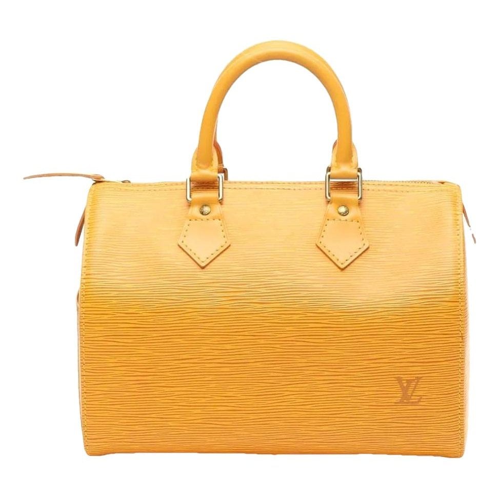 Speedy leather handbag