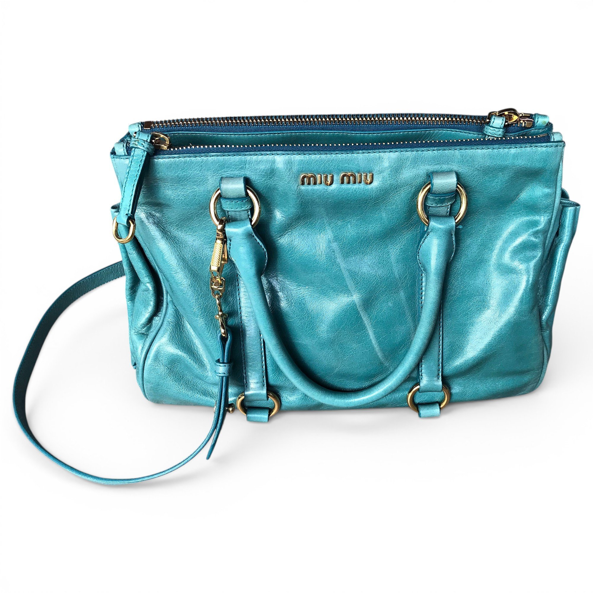 Vitello leather handbag