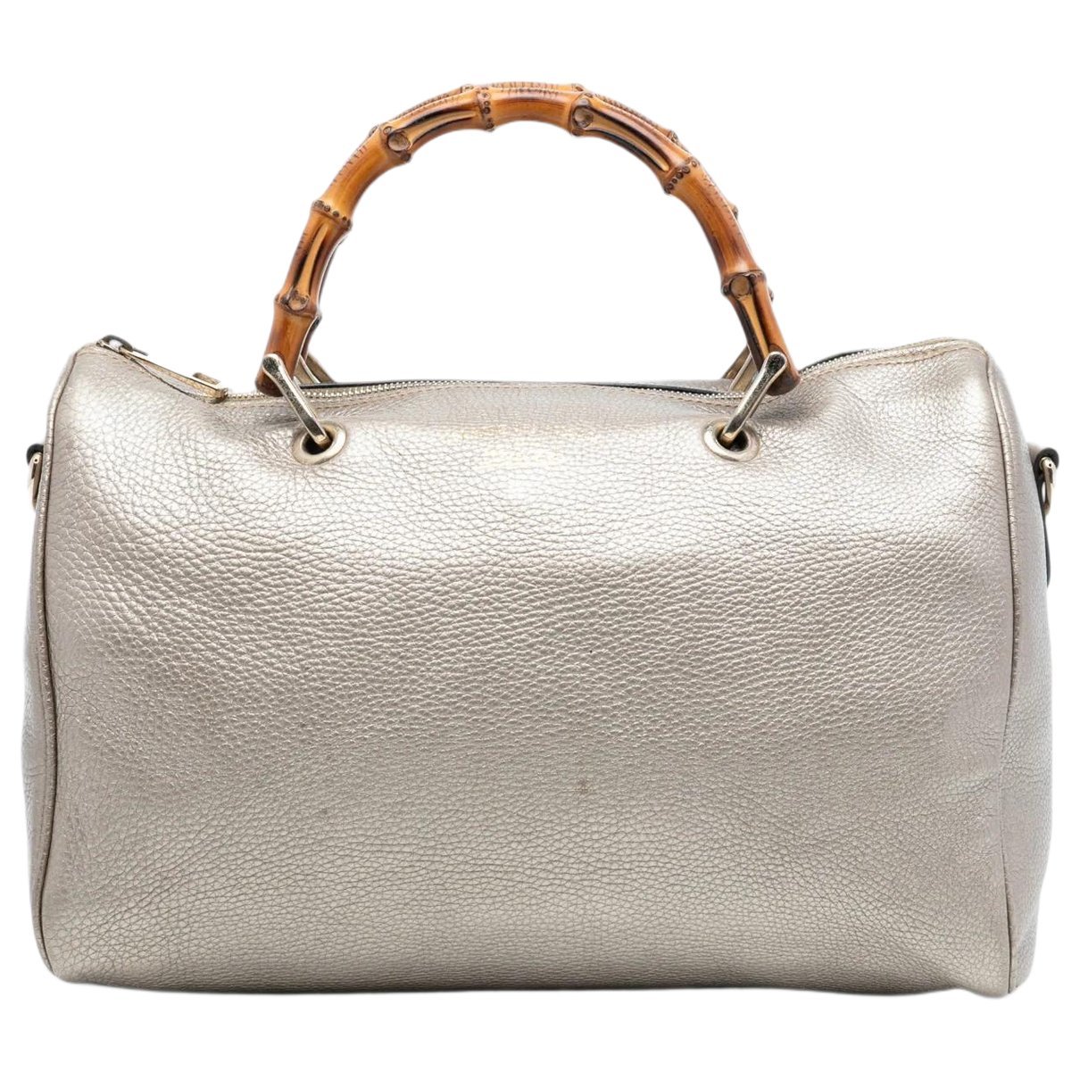 Bamboo leather satchel