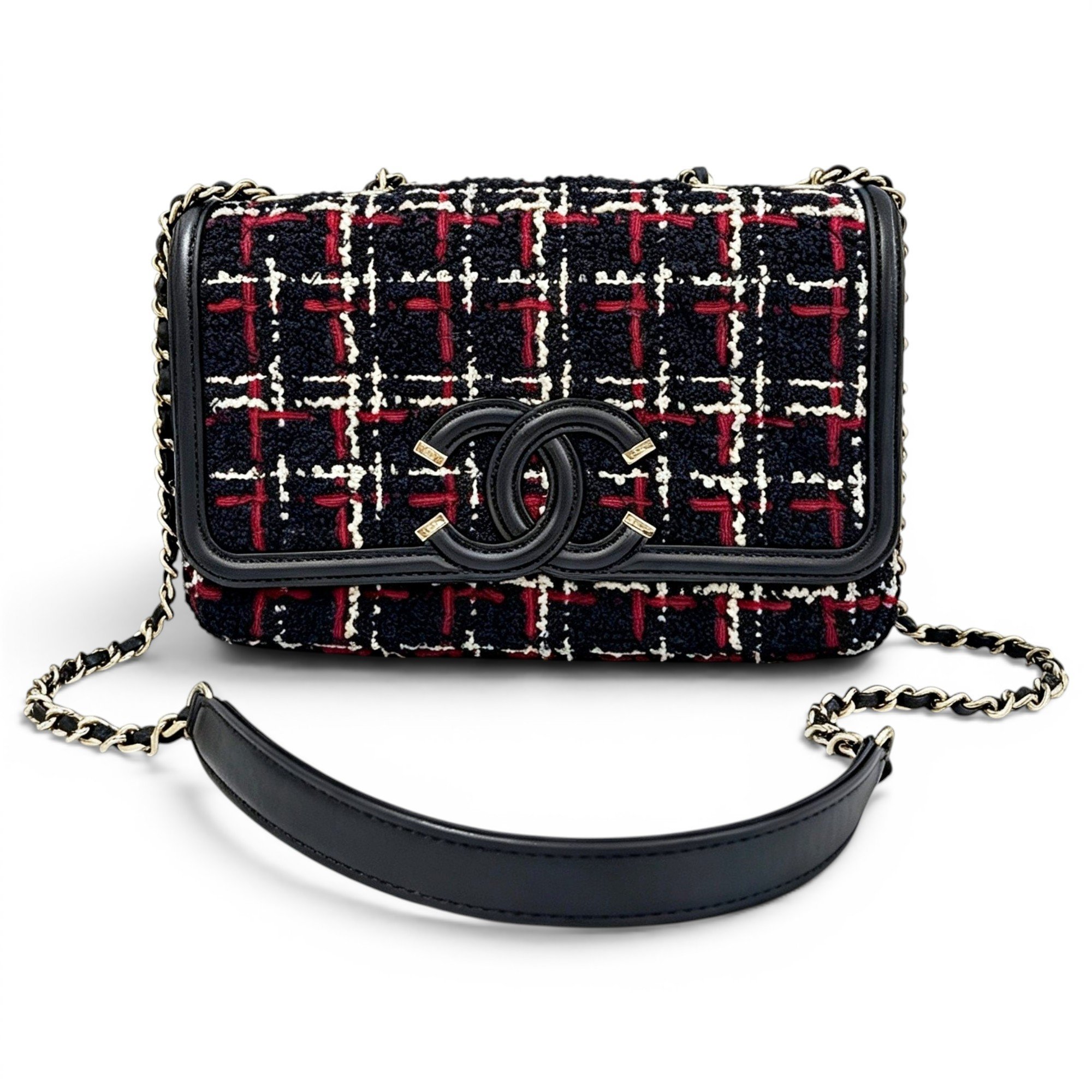Timeless/Classique tweed crossbody bag