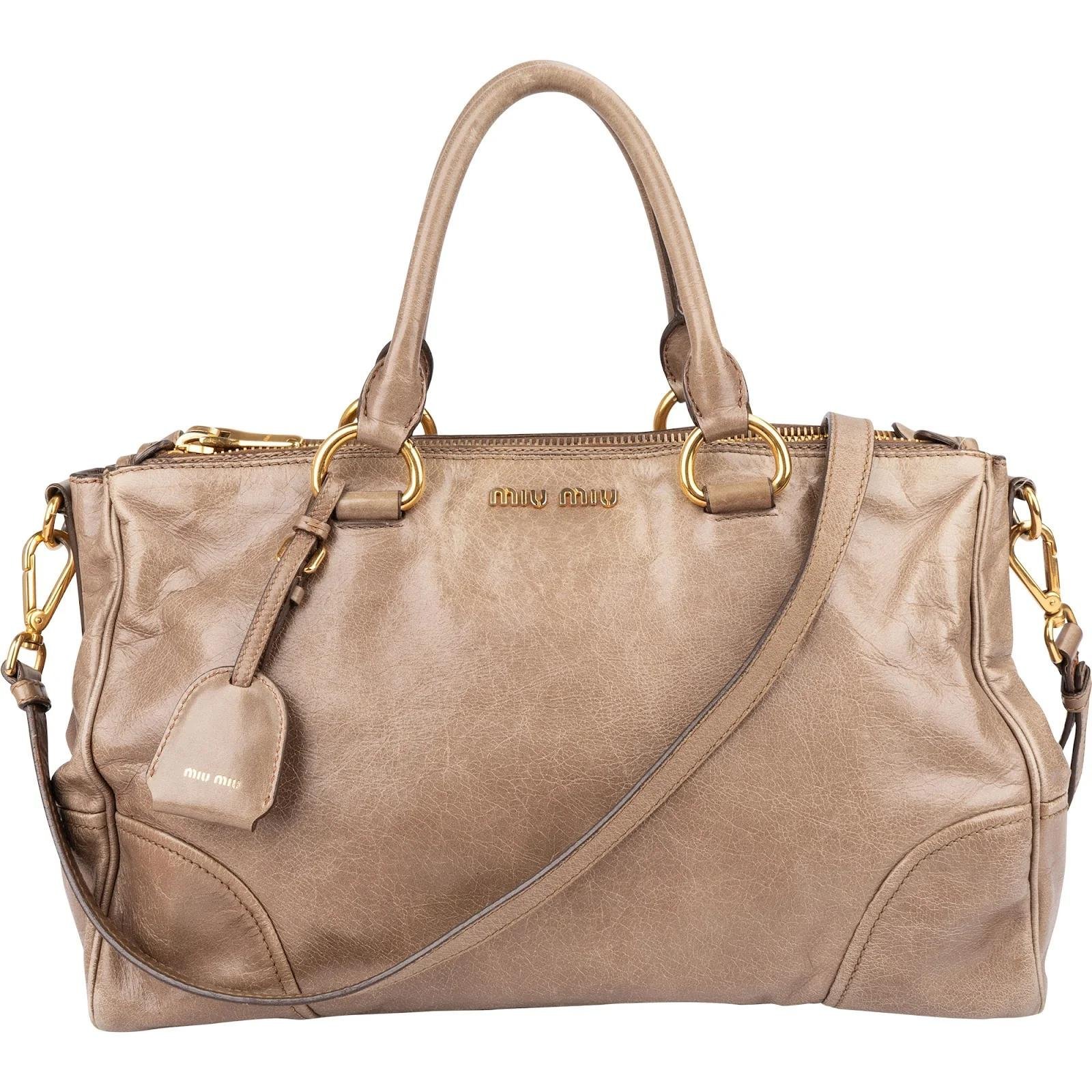 Vitello leather handbag