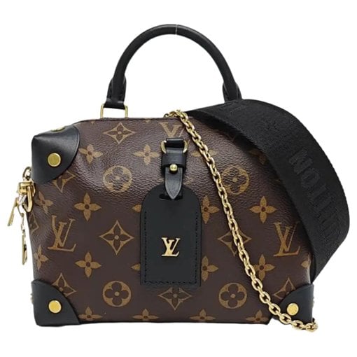 Petite Malle leather handbag