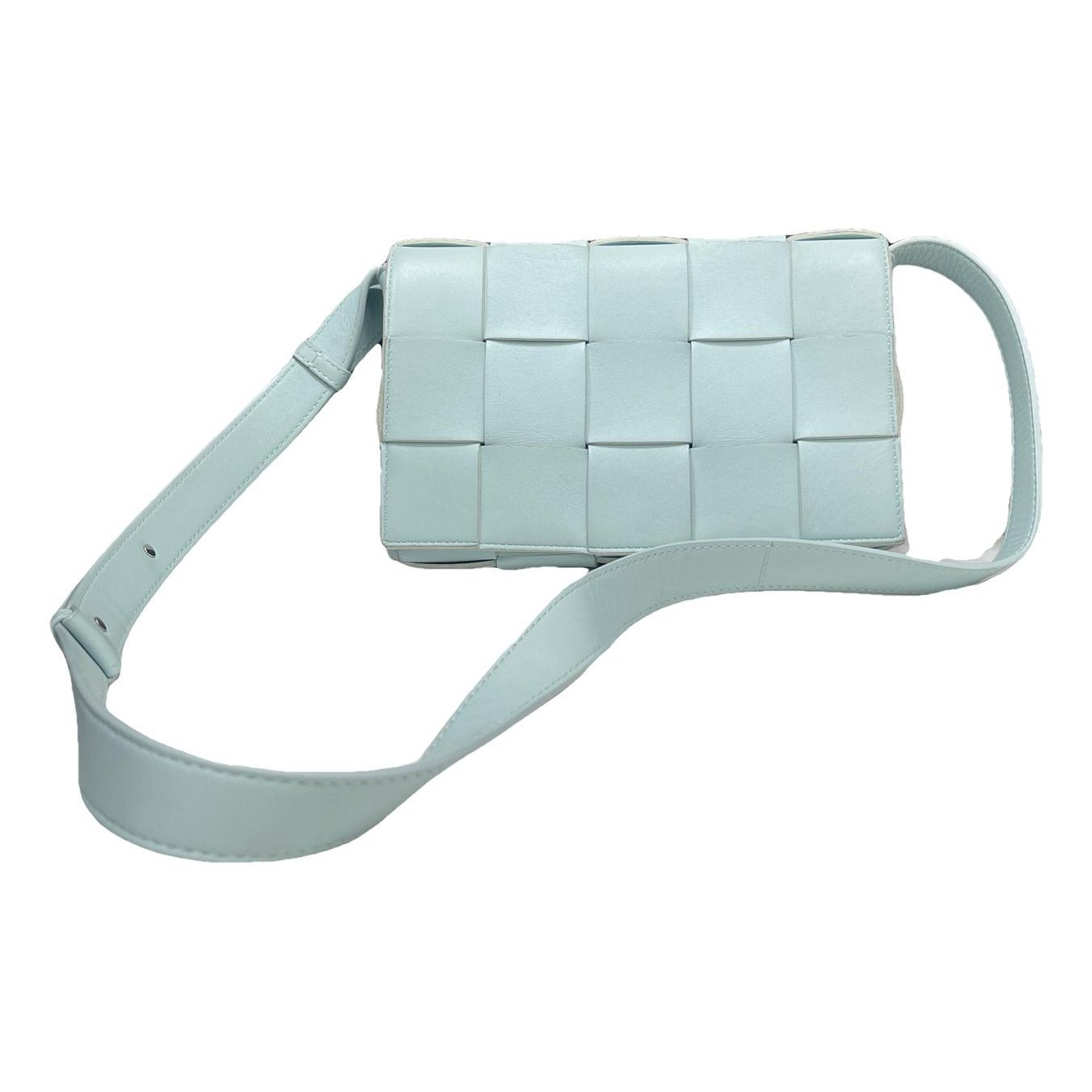 Cassette leather handbag