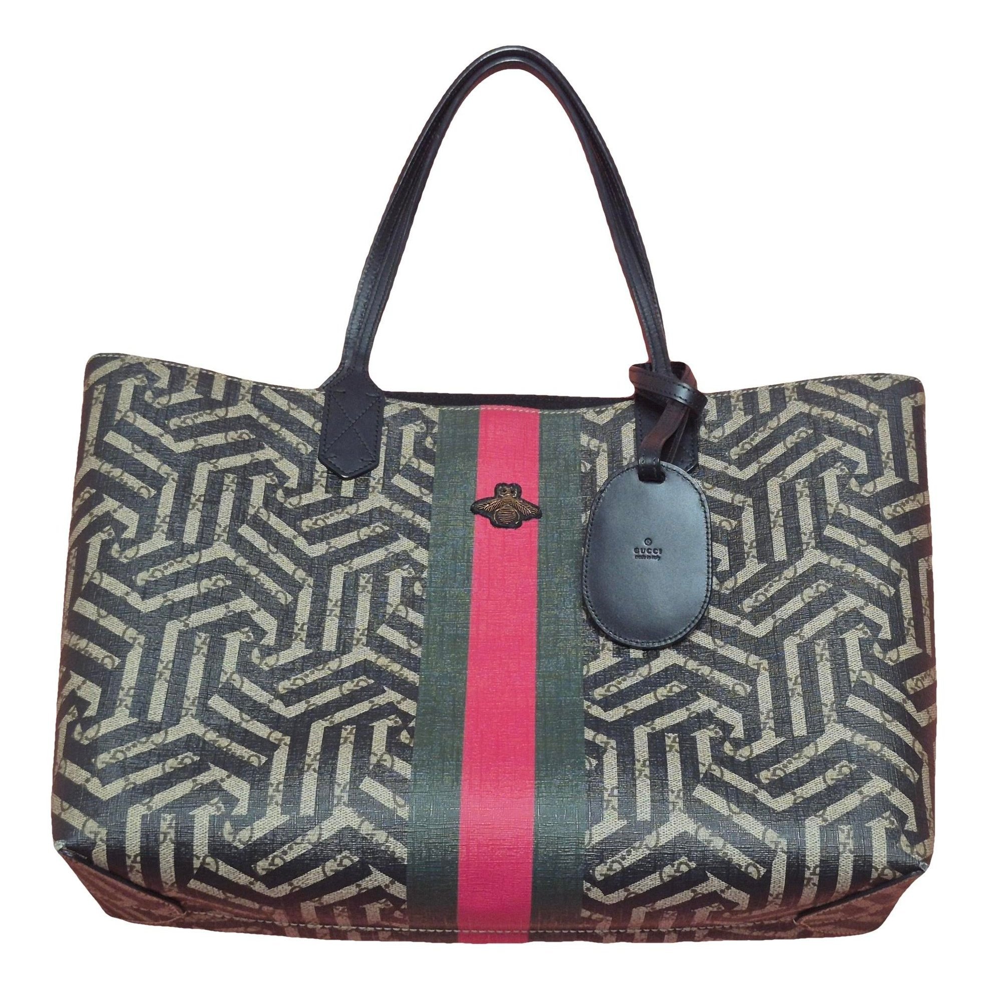 Leather tote