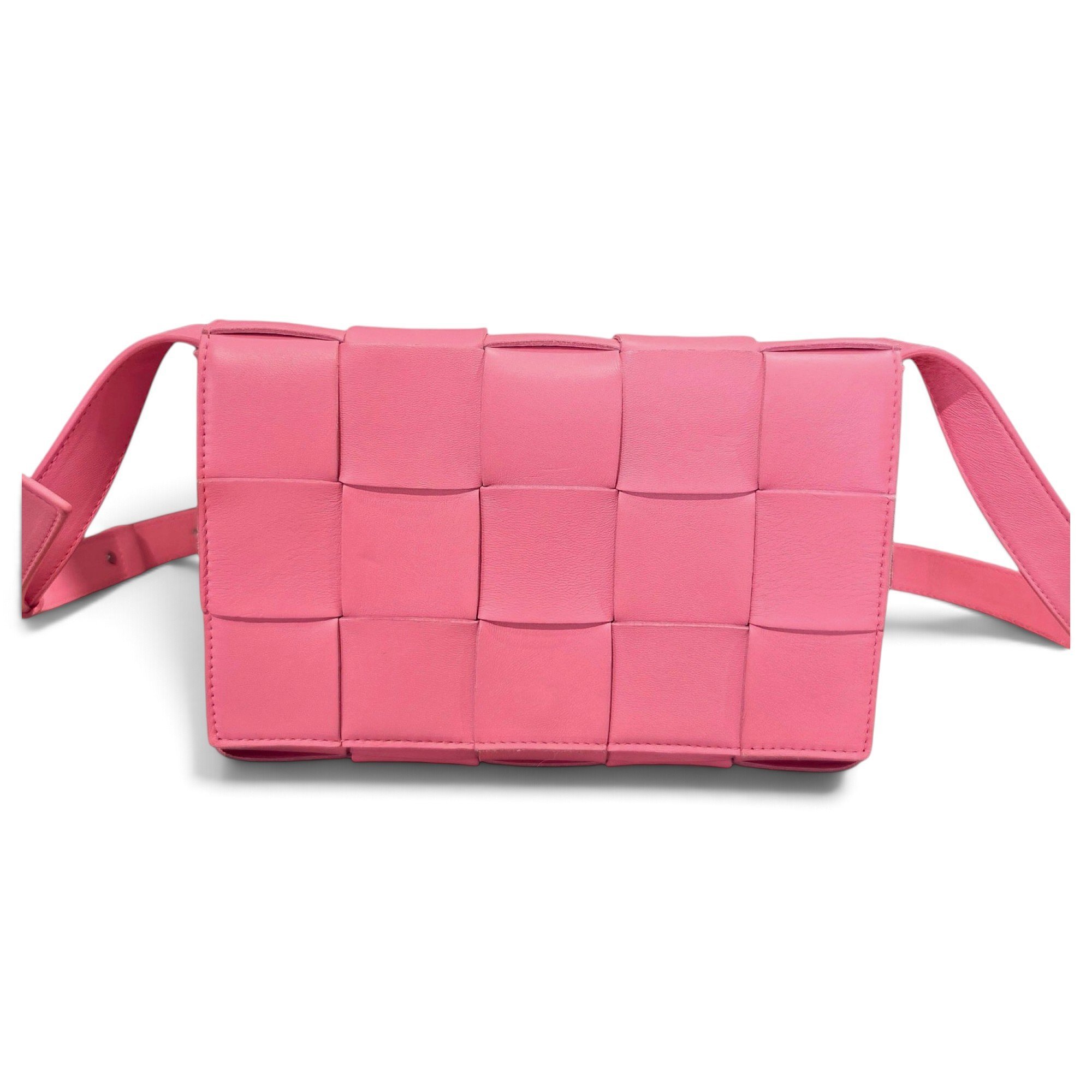 Cassette leather crossbody bag