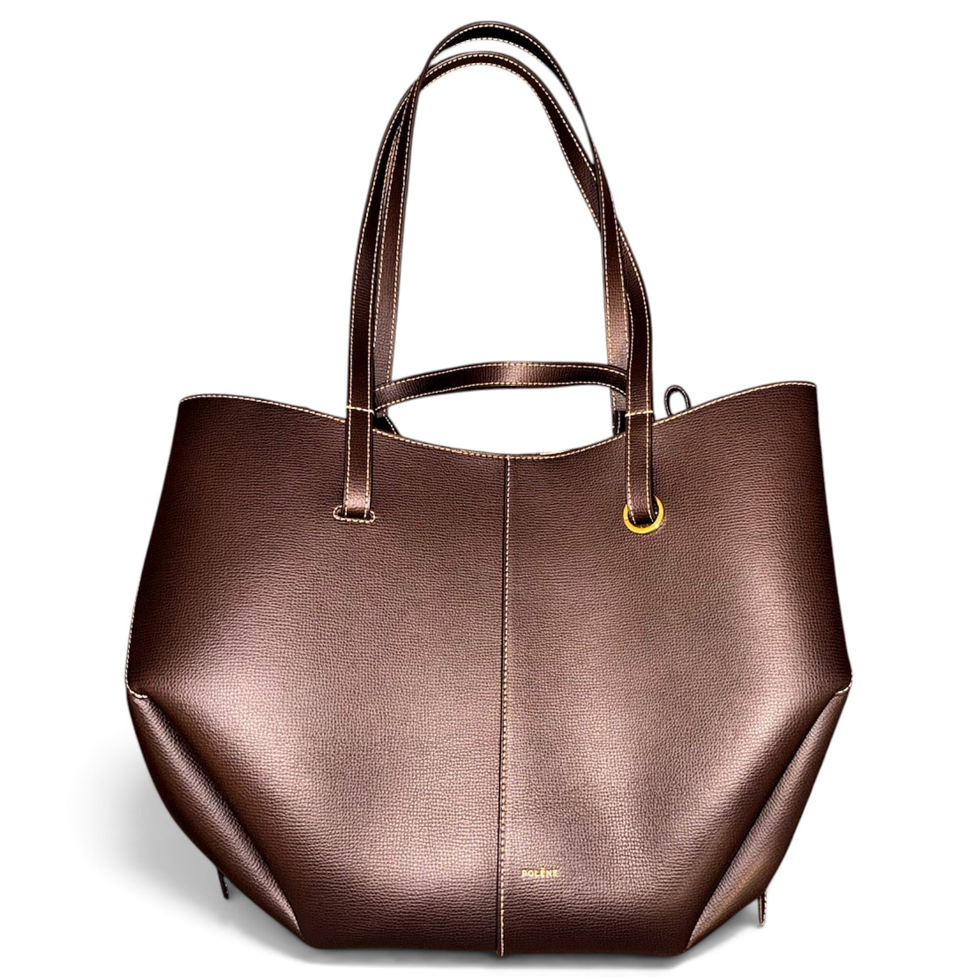 Leather tote