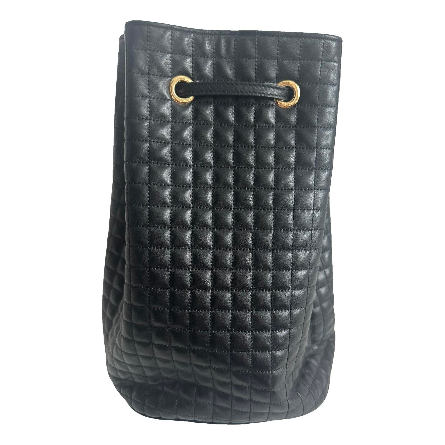 Charm leather backpack