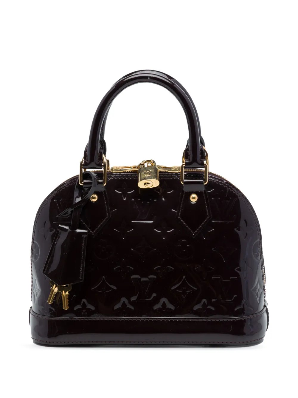 2018 Monogram Vernis Alma BB satchel