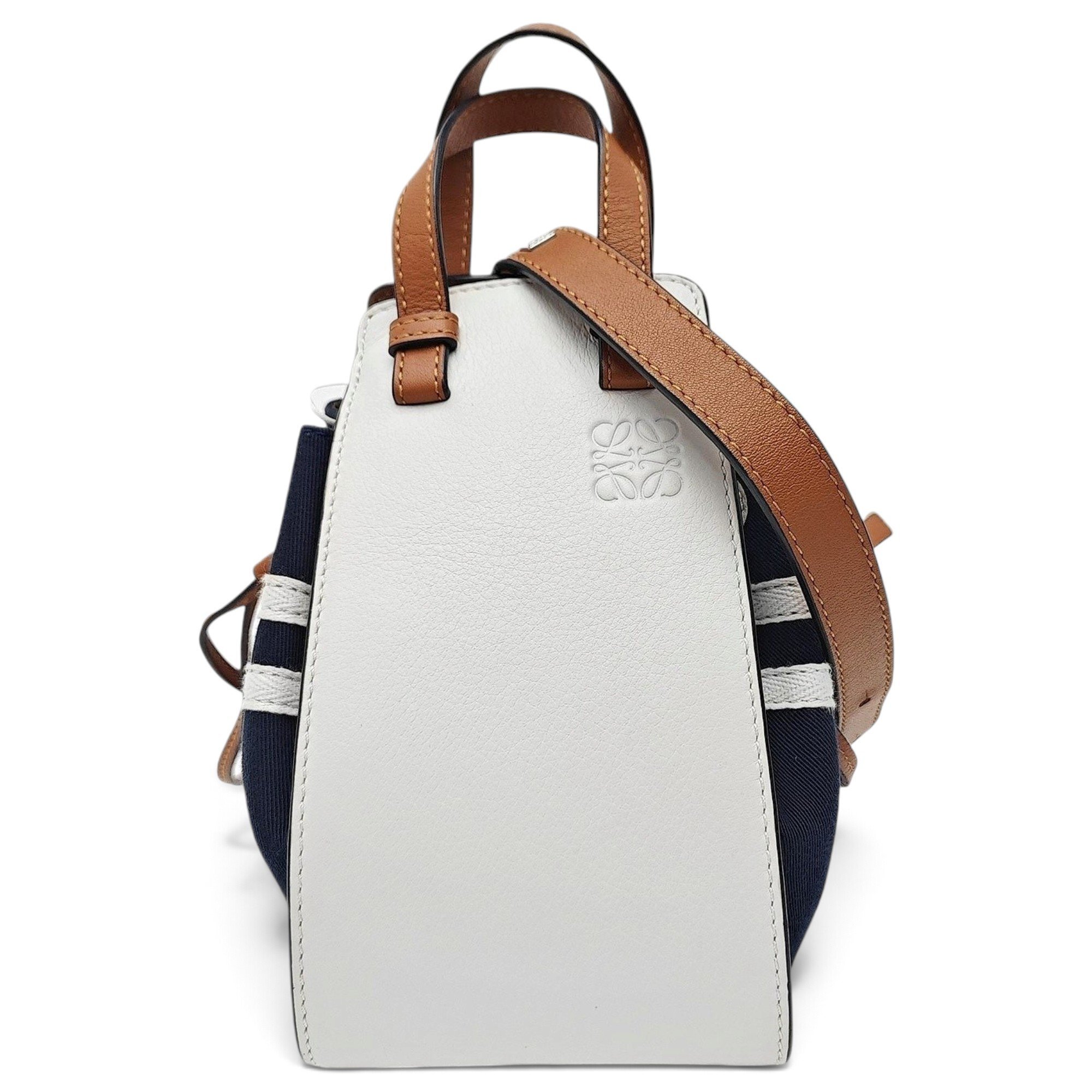 Hammock leather handbag