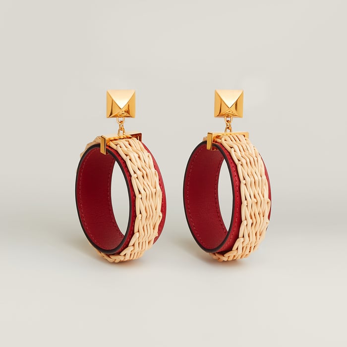 Rouge Grenat Medor Picnic Earrings