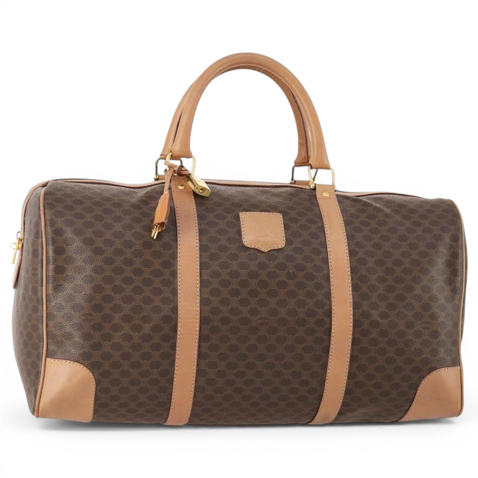 Leather bowling bag