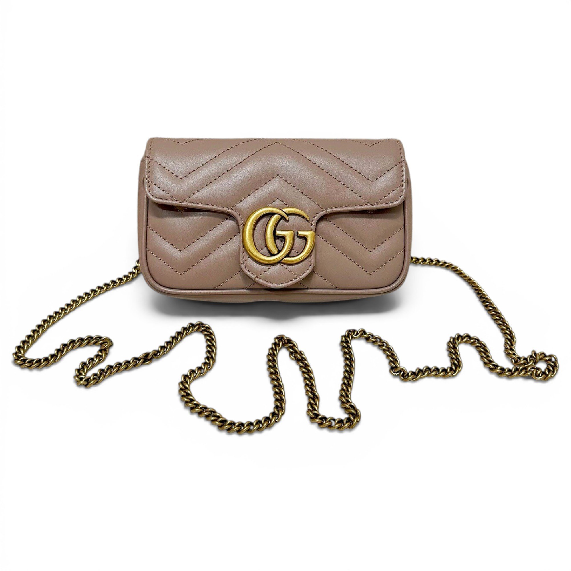 GG Marmont Flap leather crossbody bag
