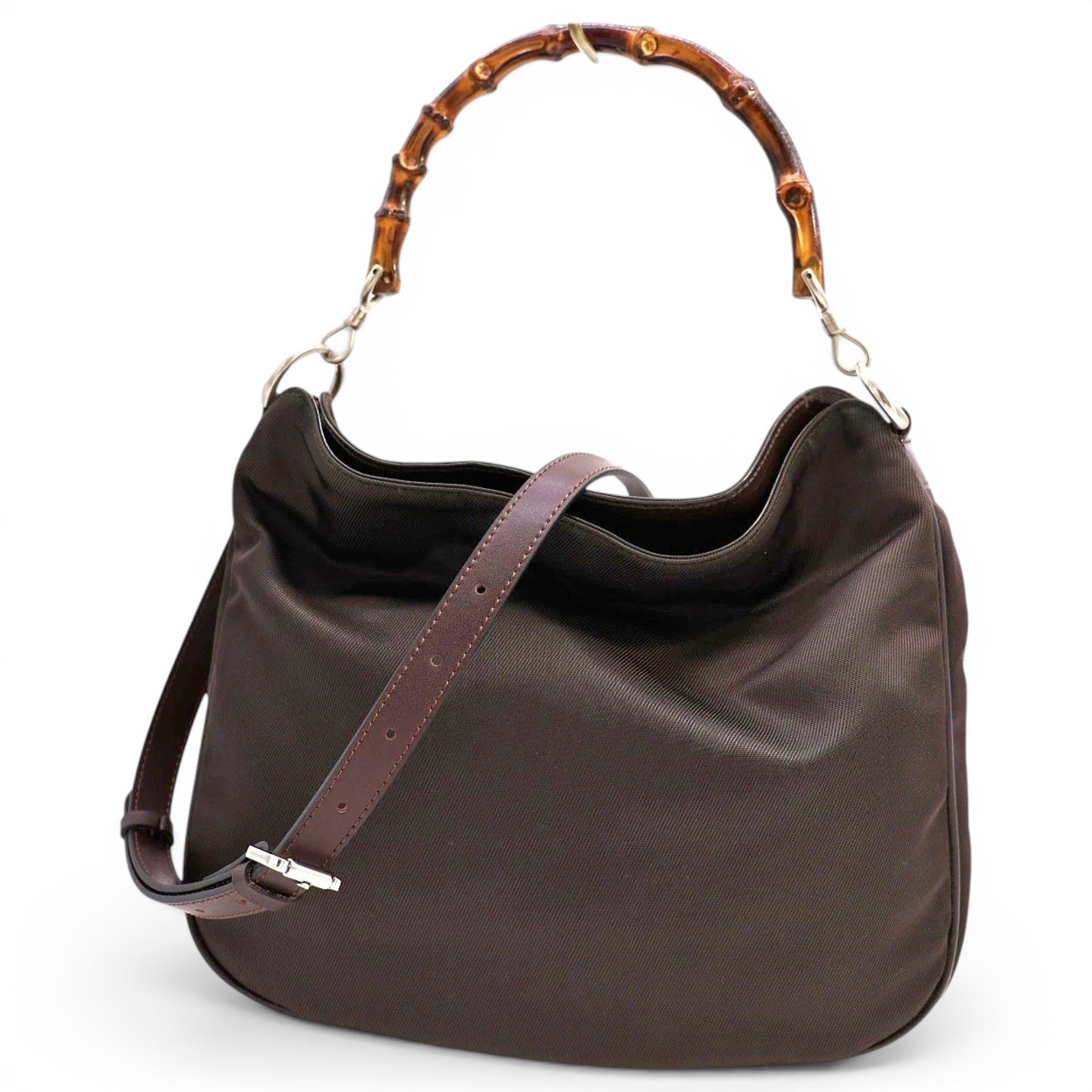 Bamboo Top Handle handbag