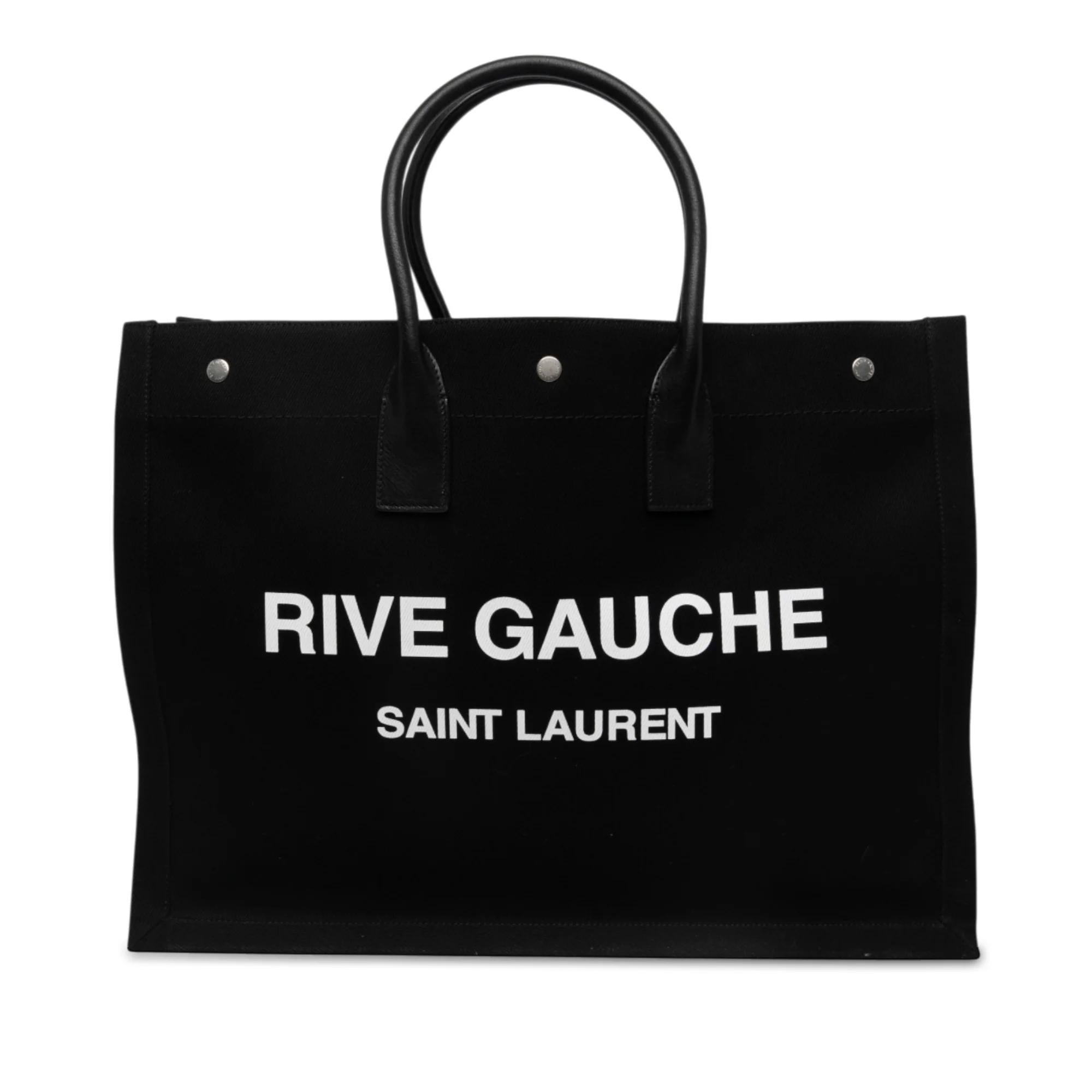Rive Gauche cloth handbag