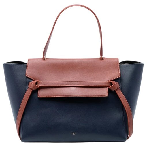 Belt leather satchel