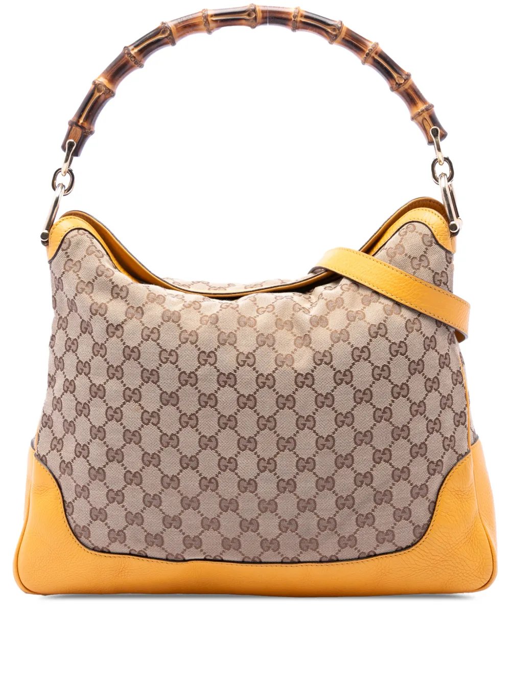 2016-2026 GG Canvas Bamboo Diana satchel