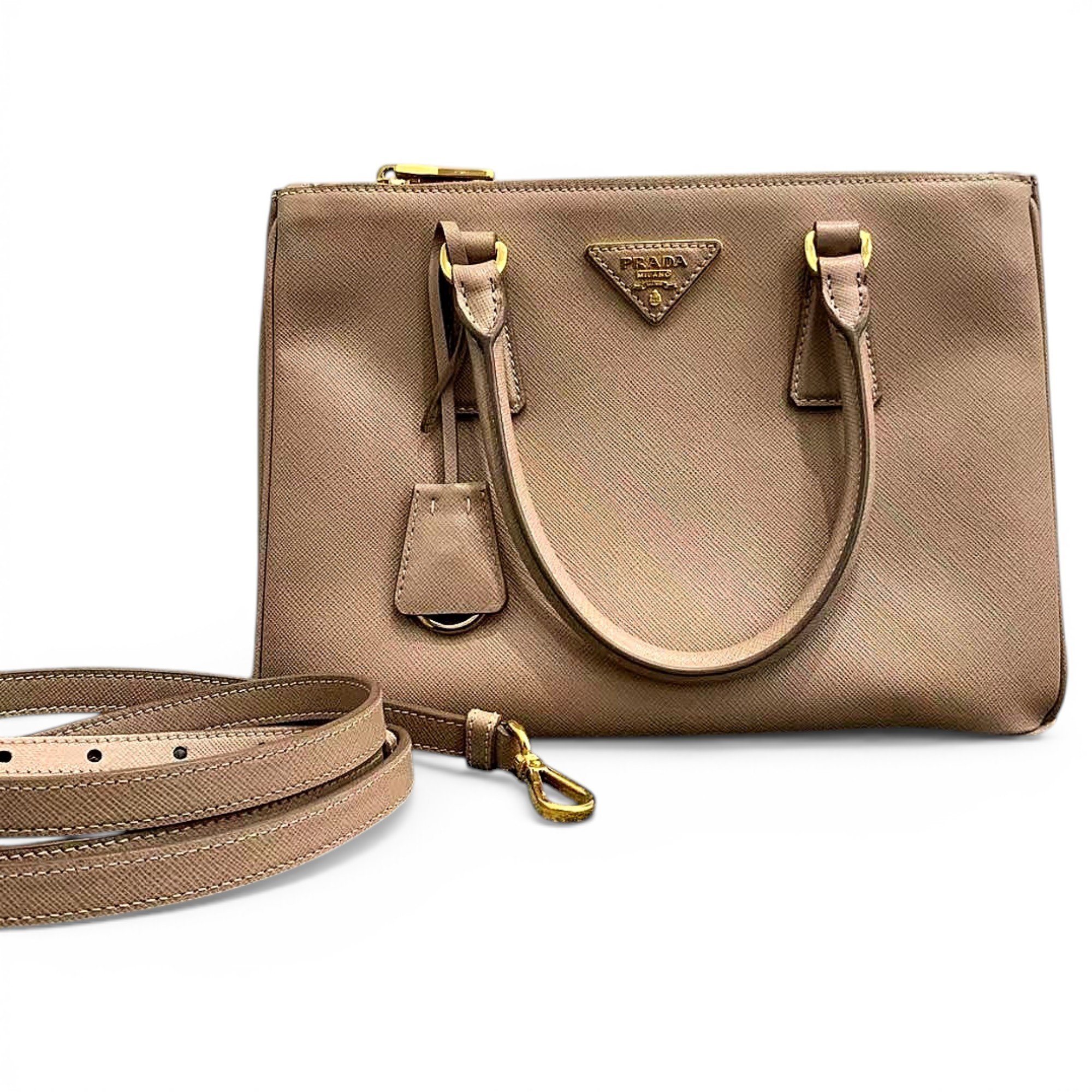 Galleria leather handbag