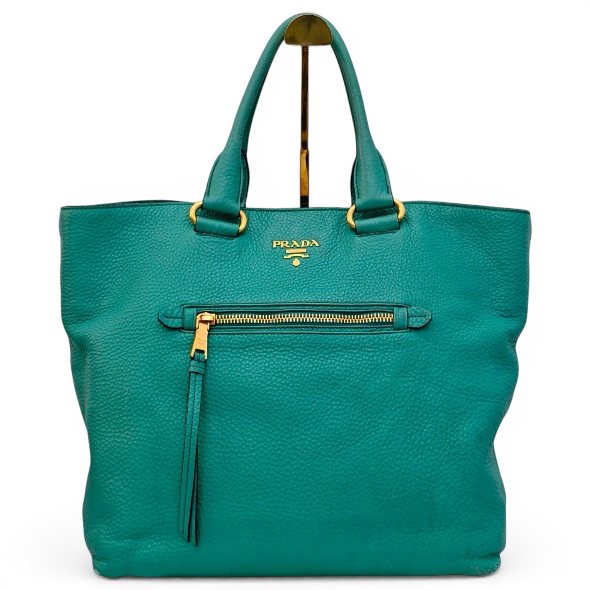 Leather tote