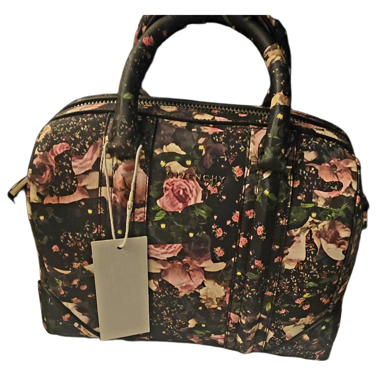 Lucrezia leather bowling bag