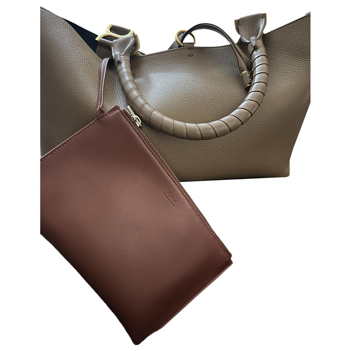 Leather handbag