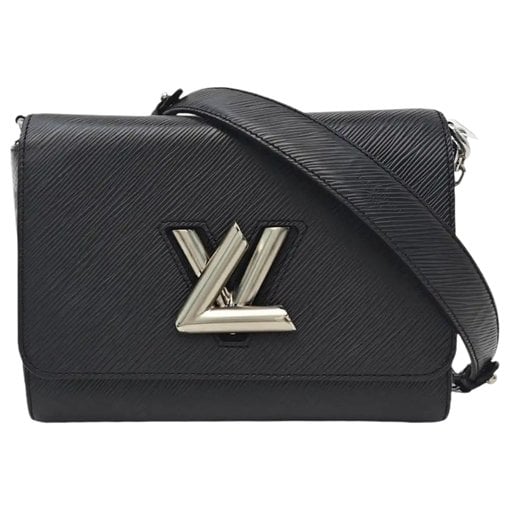 Twist leather handbag