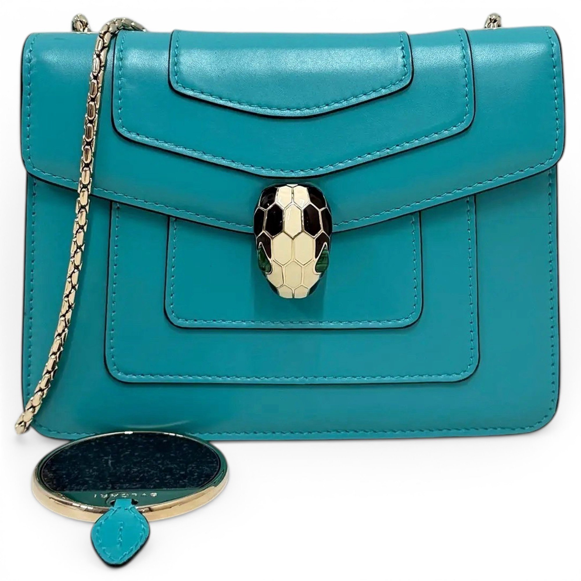 Serpenti leather crossbody bag