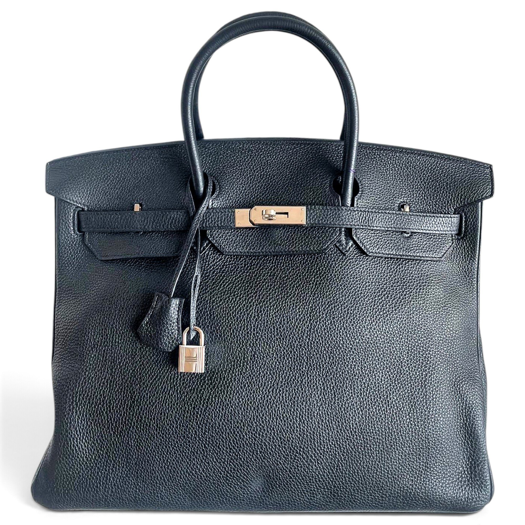 Birkin 40 leather handbag