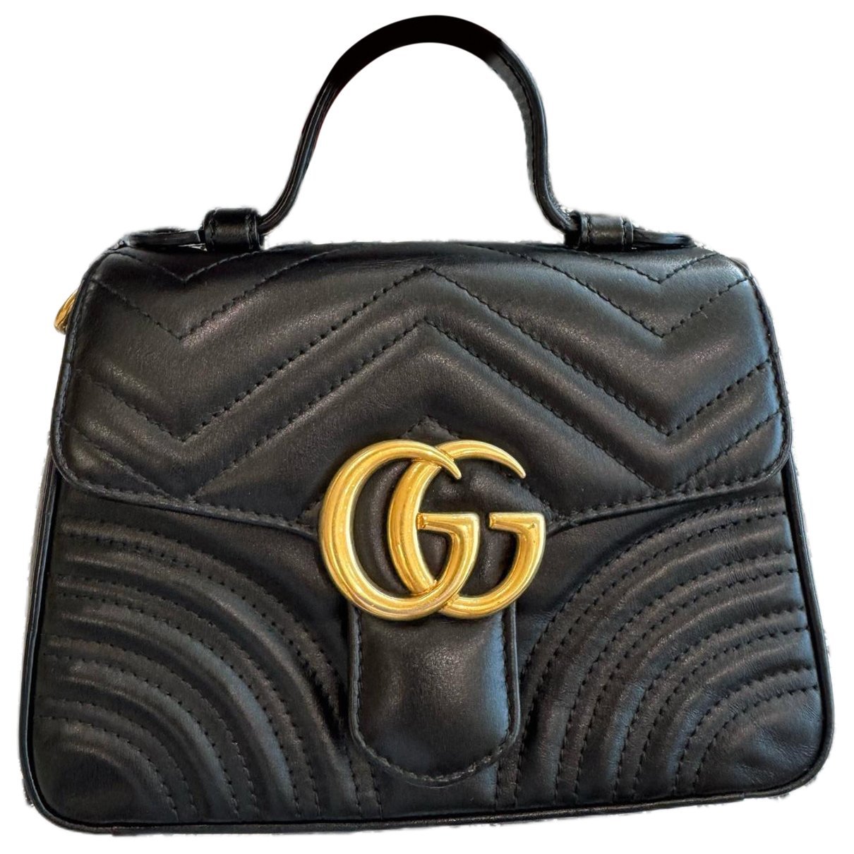 GG Marmont Flap leather handbag