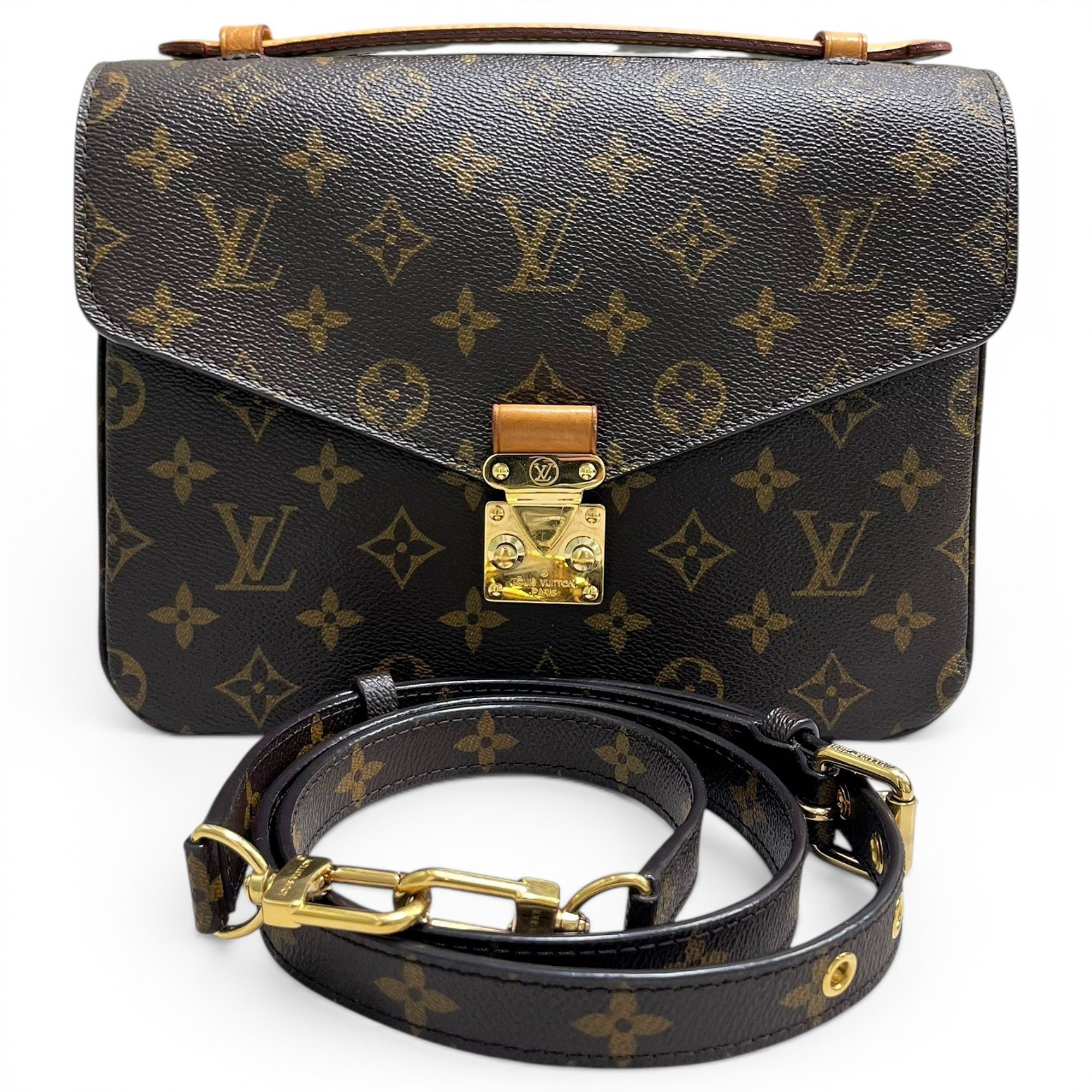 Metis leather handbag