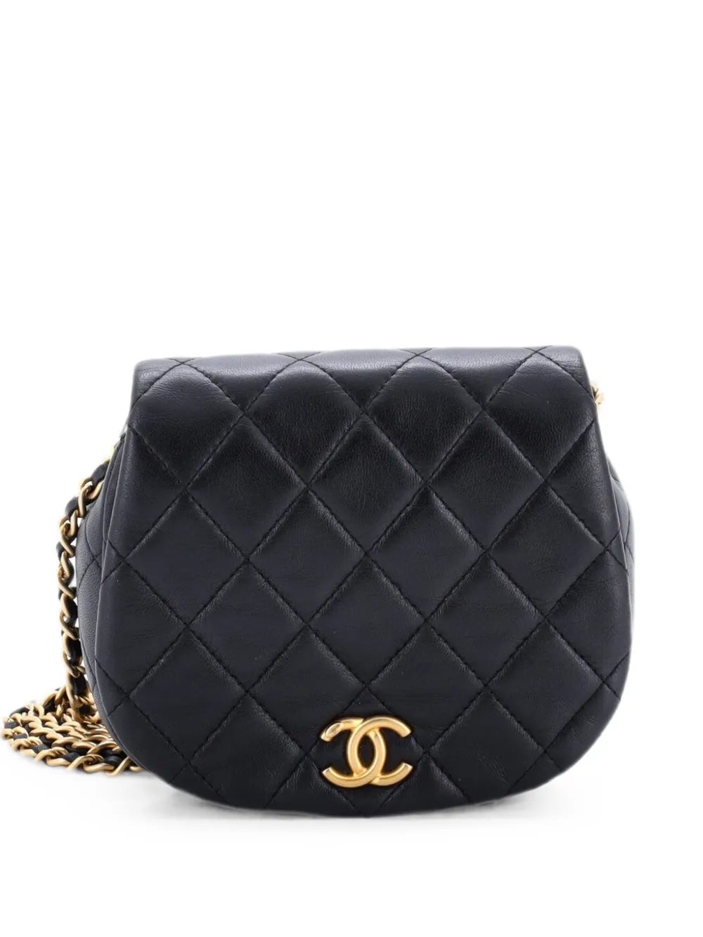 Coco Mail Clutch with Chain Quilted Calfskin Small crossbody bag