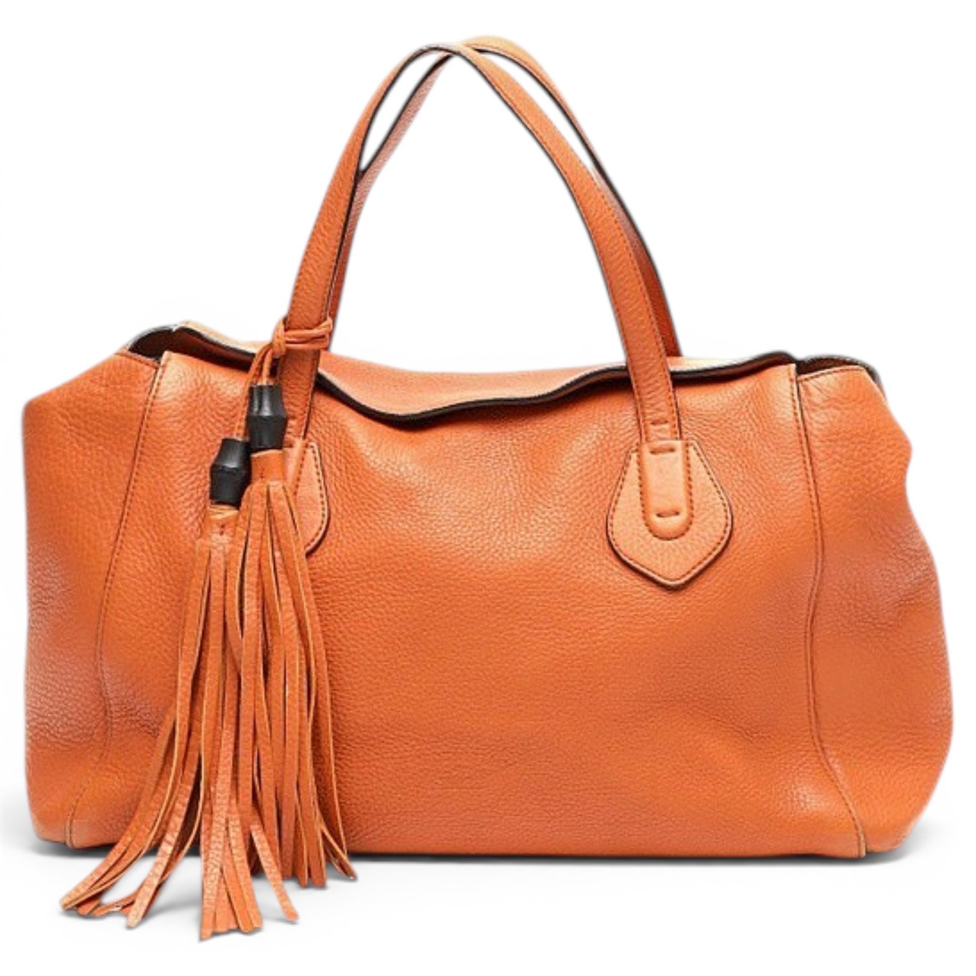 Leather tote