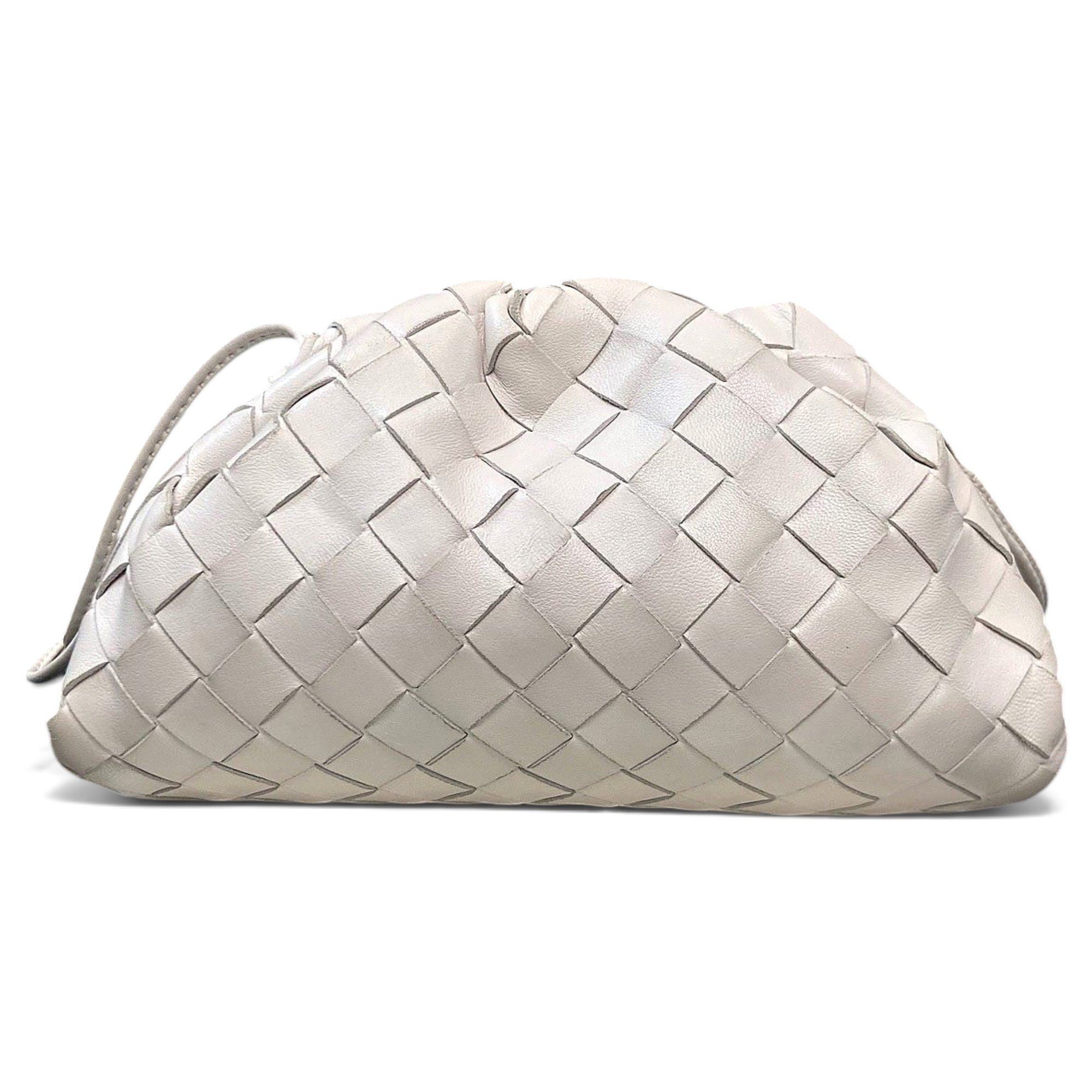 Pouch leather handbag