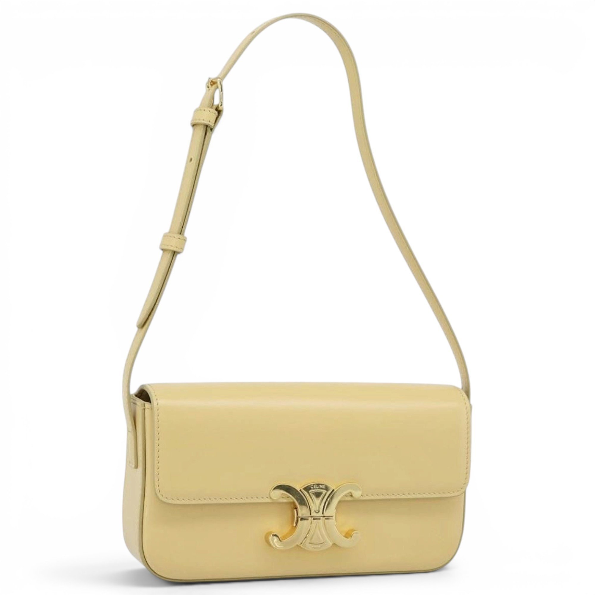 Triomphe leather handbag