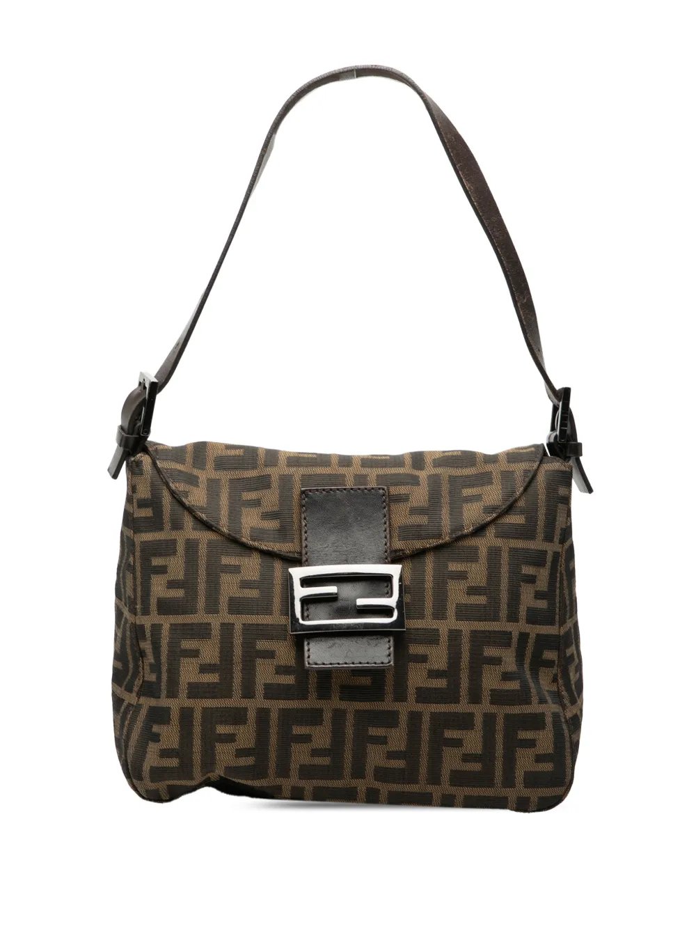 2000-2010 Zucca Canvas Double Flap Mamma shoulder bag