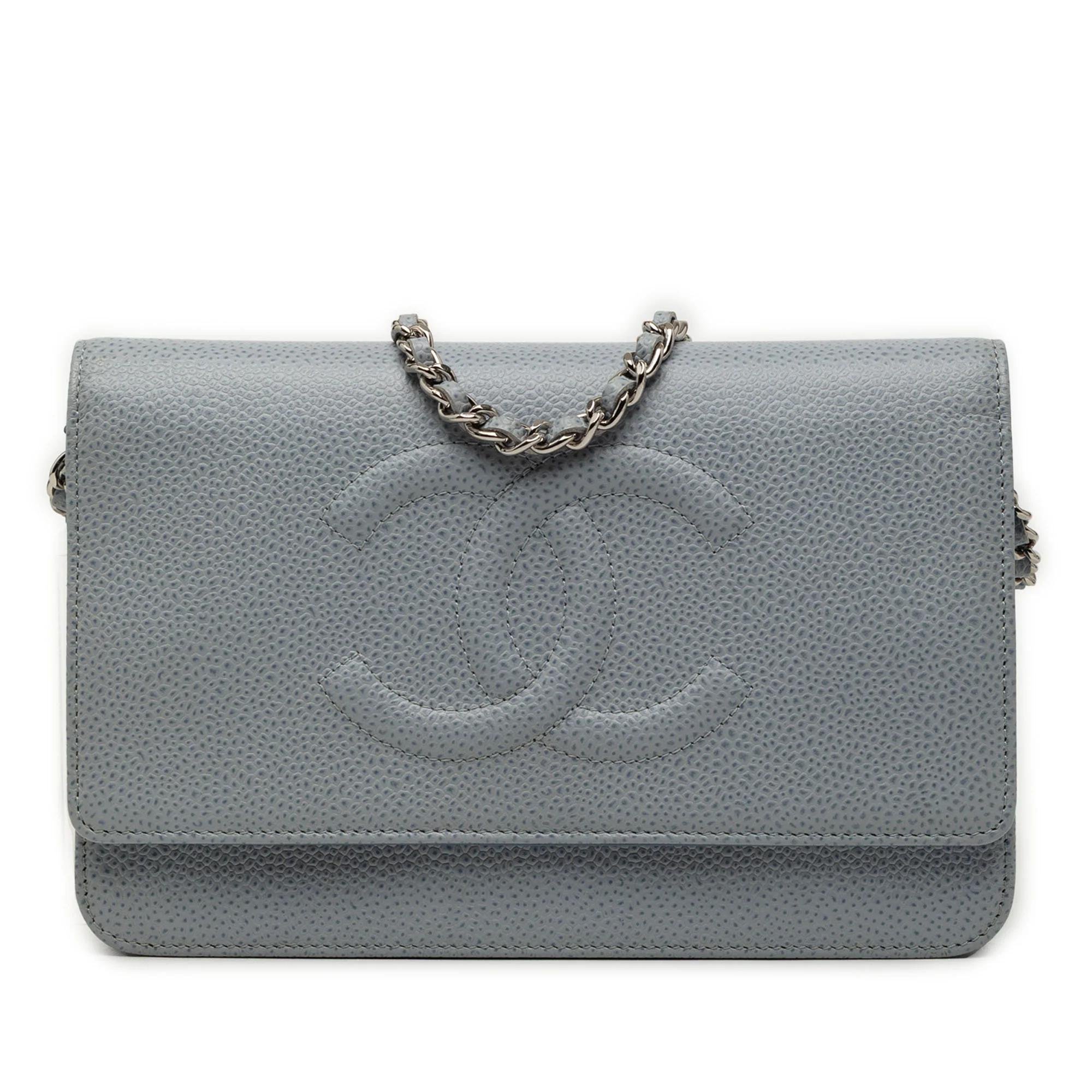 Wallet On Chain leather crossbody bag