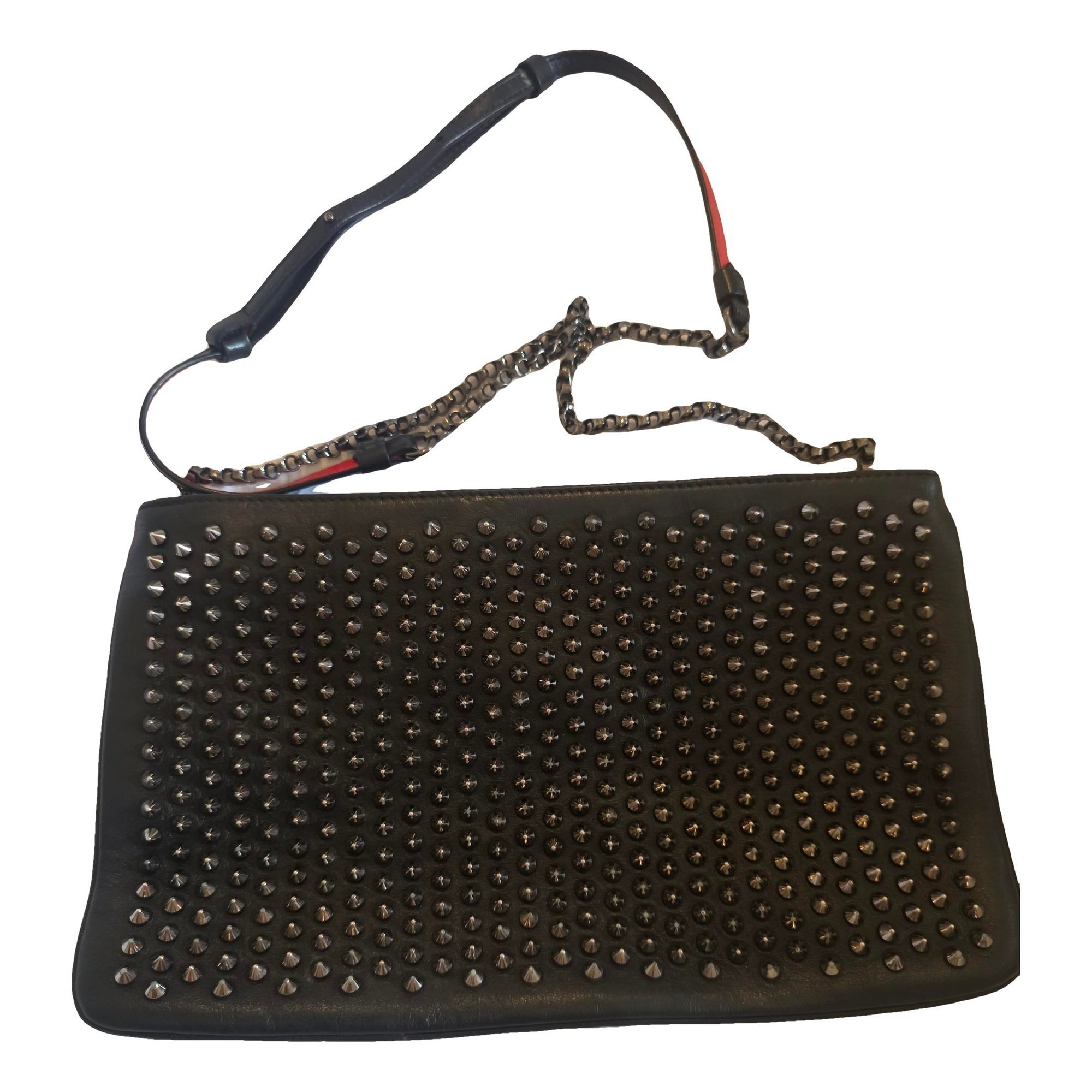 Triloubi leather crossbody bag