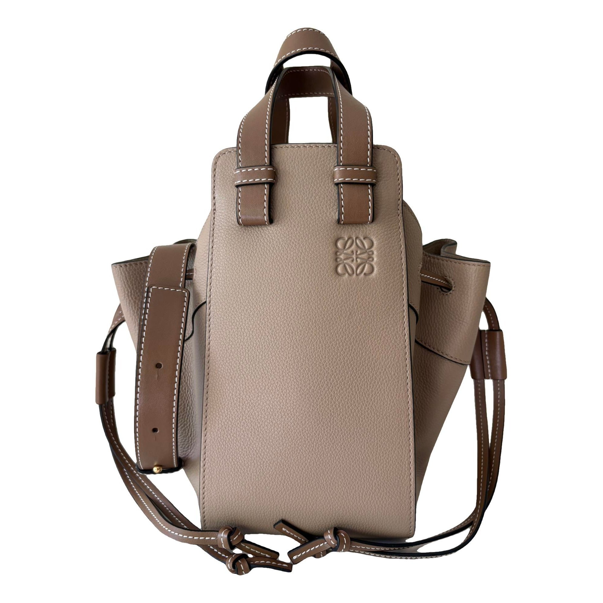 Hammock leather handbag