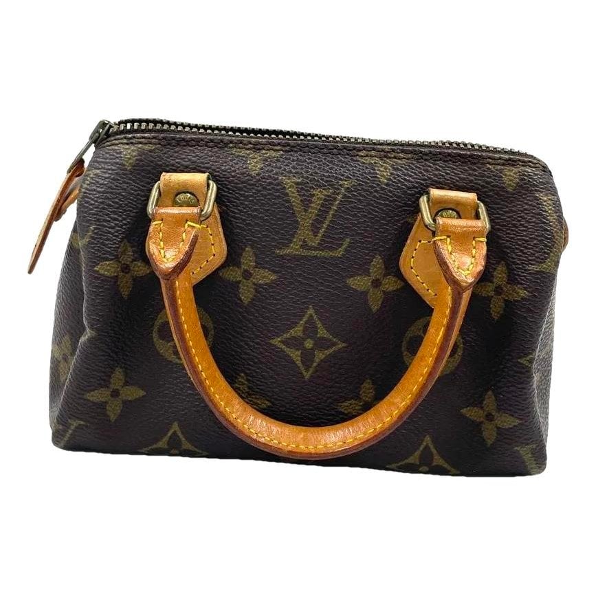 Nano Speedy / Mini HL leather handbag