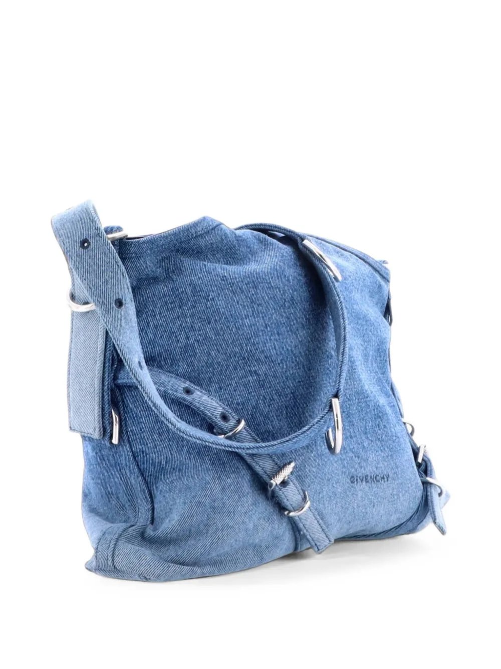 Voyou Denim Medium hobo bag